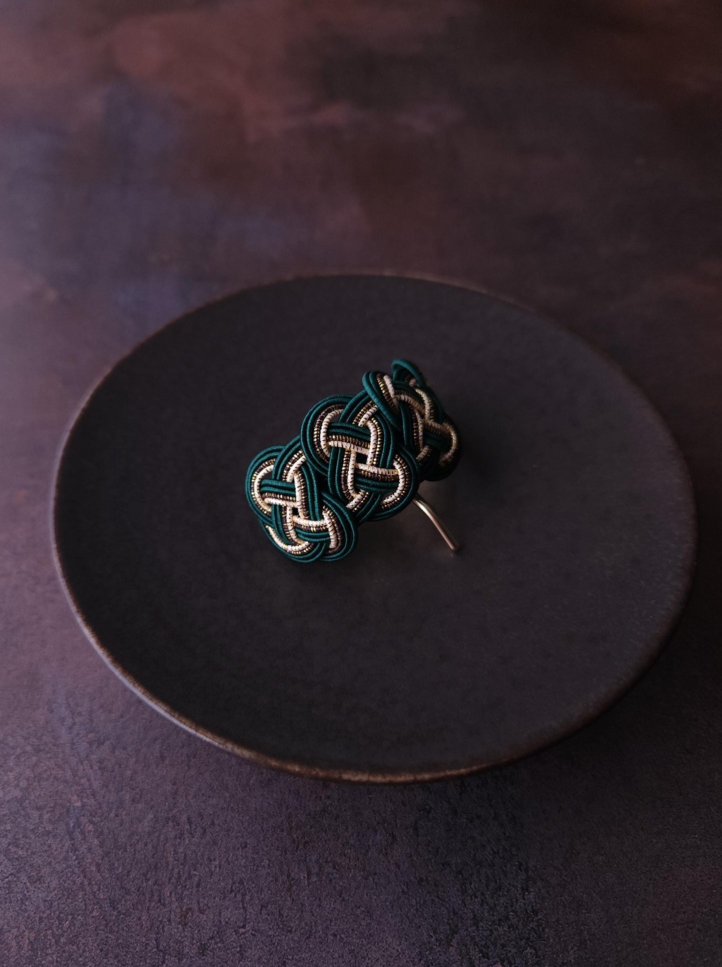 Ponytail Hook - Deep Green
