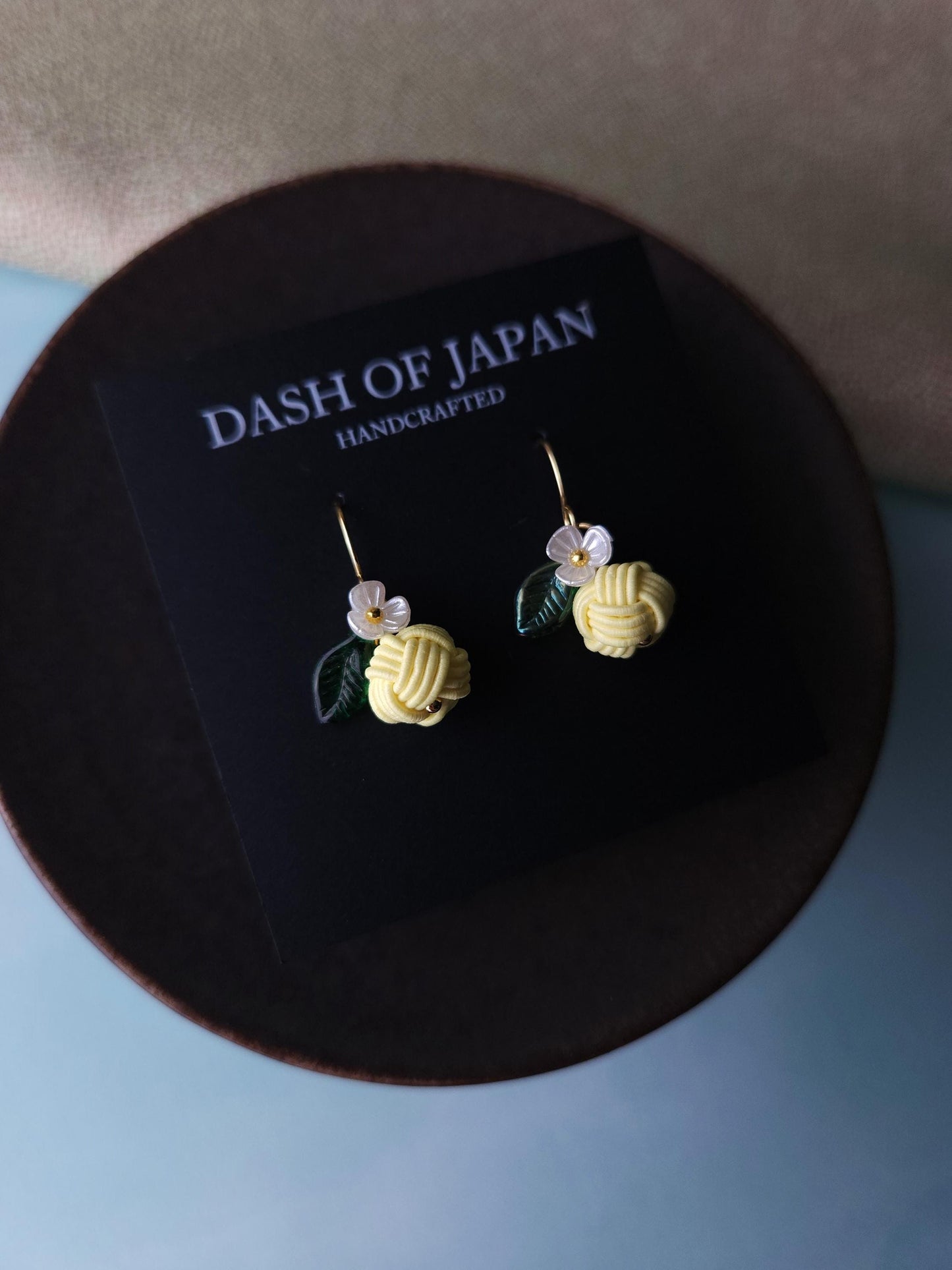 Fruit Earrings - Cream Lemon Yellow