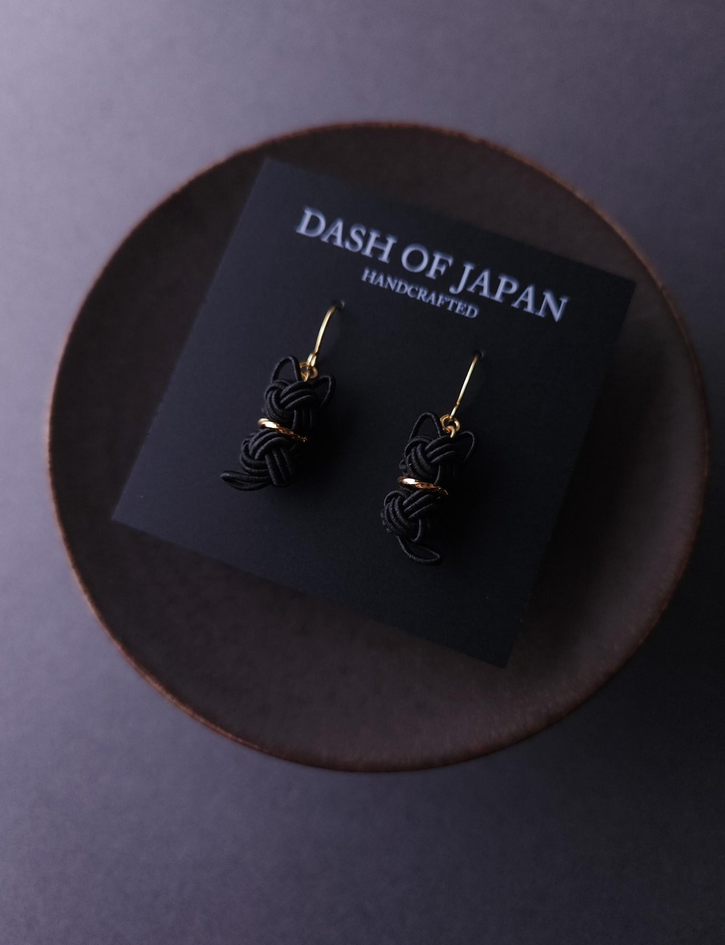Cat Earrings - Black