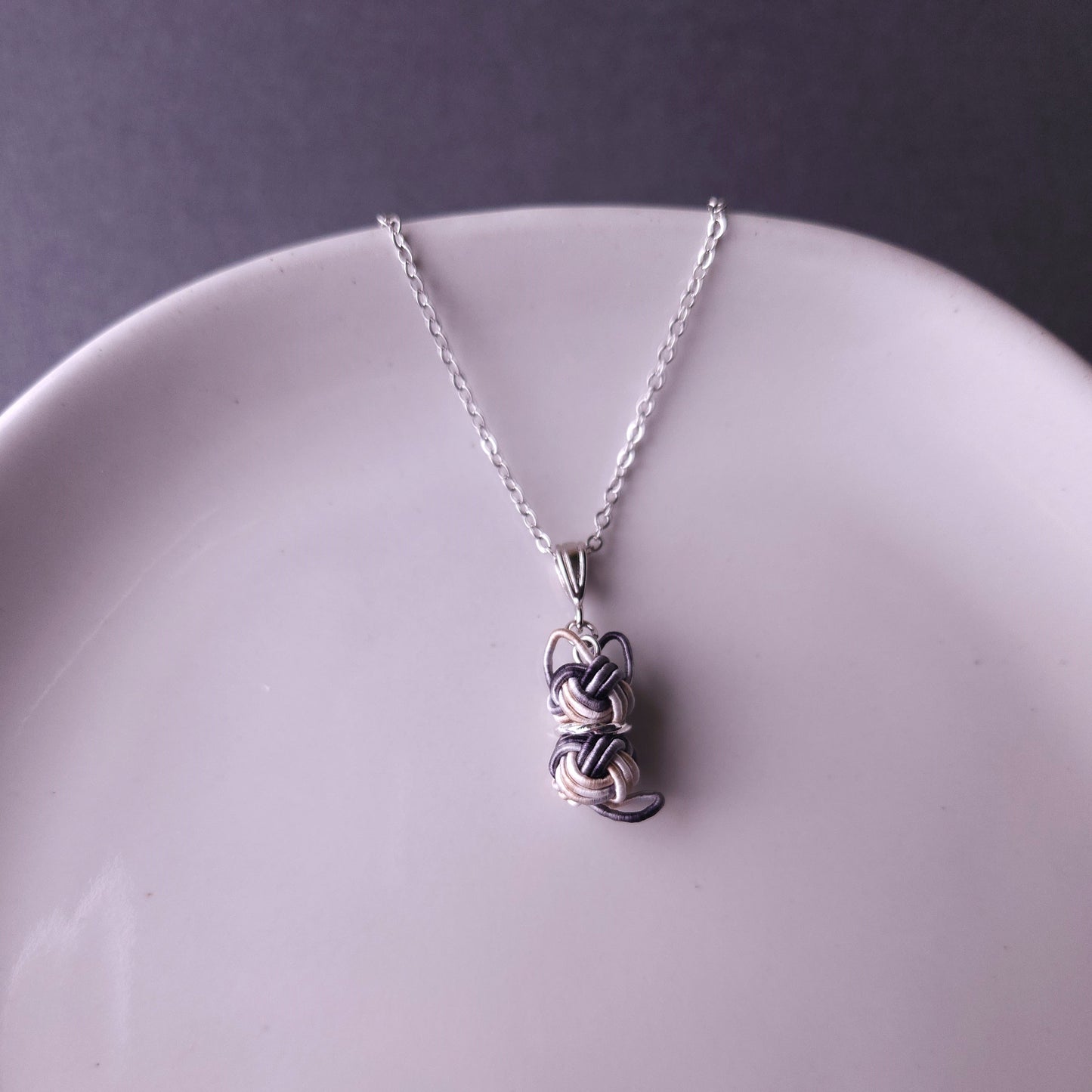 Cat Necklace - Calico Tabby