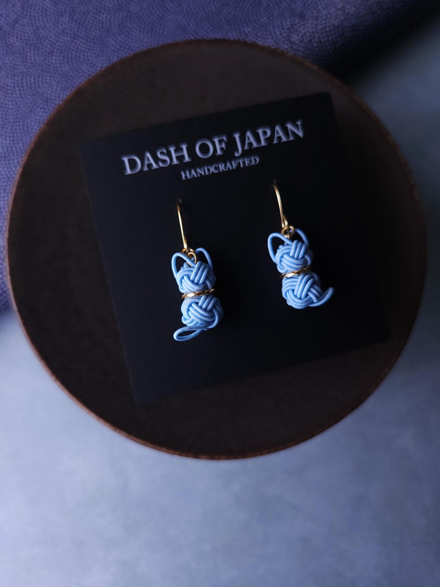 Cat Earrings - Light Blue