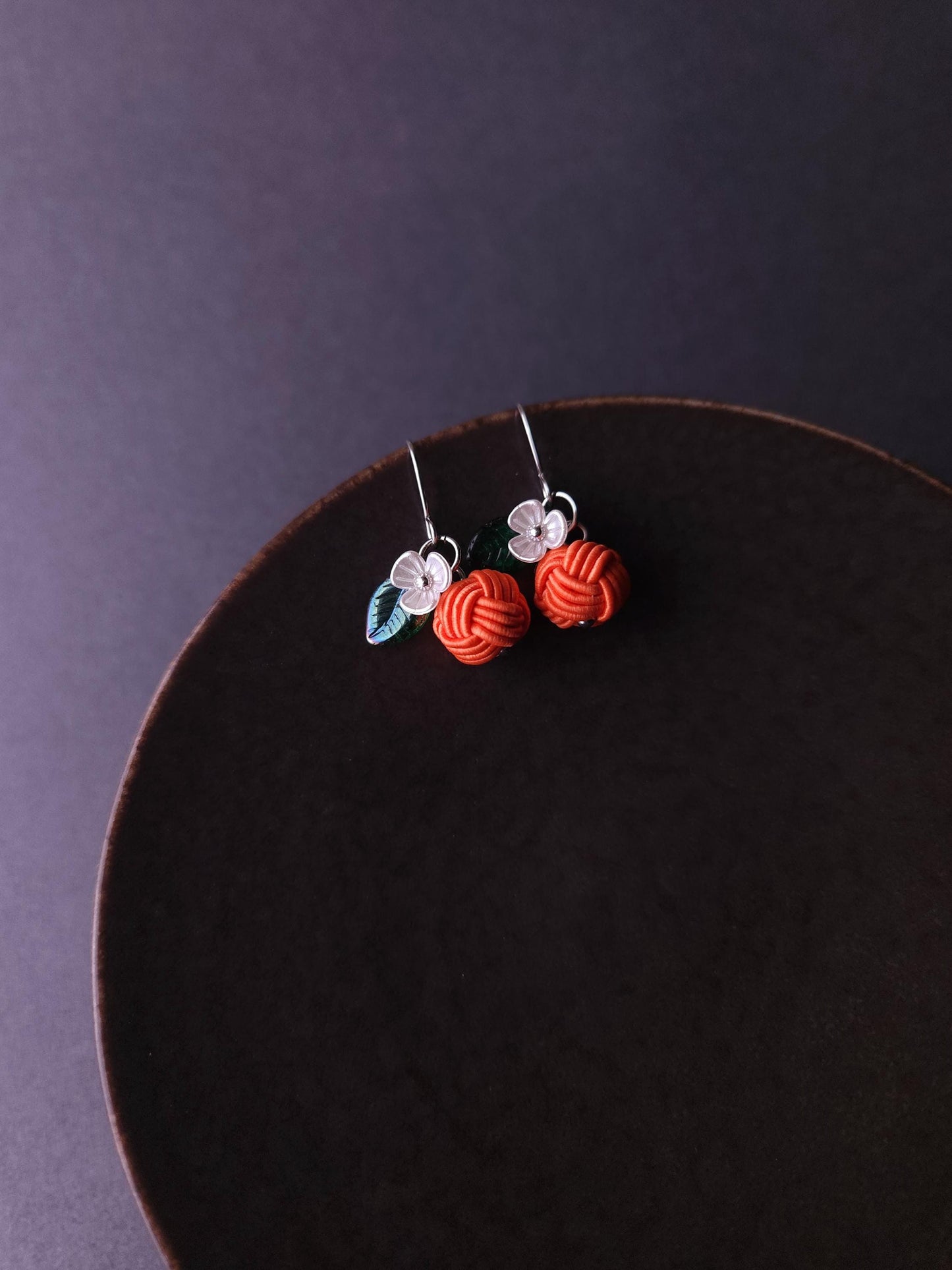 Fruit Earrings- Orange