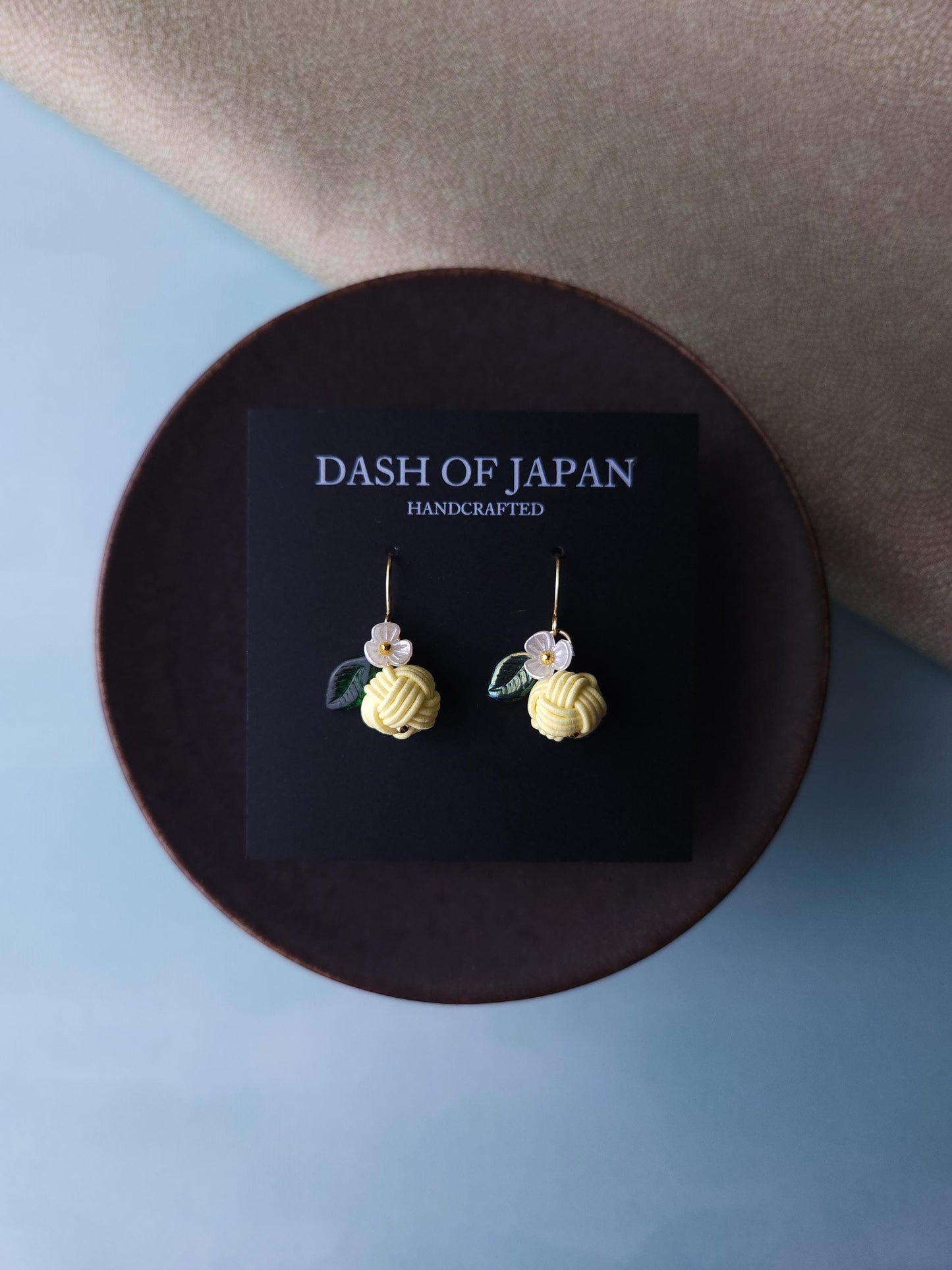 Fruit Earrings - Cream Lemon Yellow