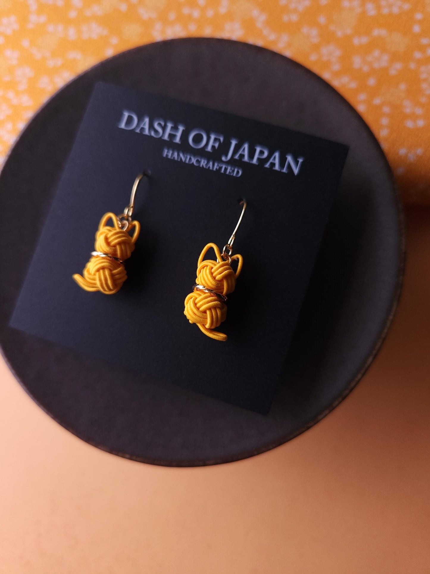Cat Earrings - Mimosa yellow