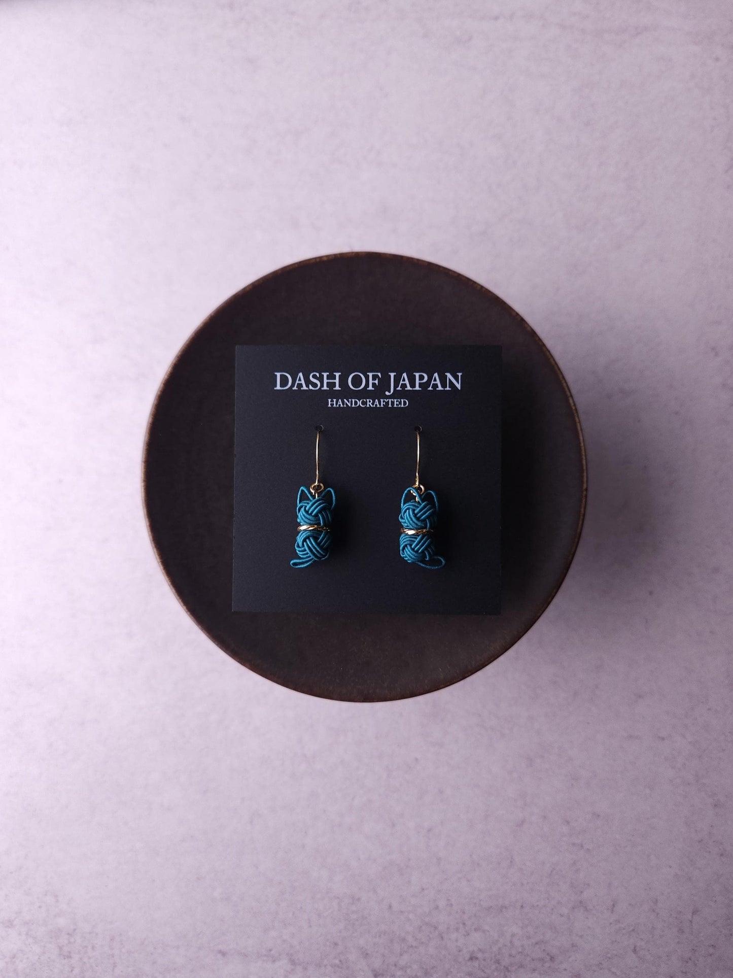 Cat Earrings - Teal Green