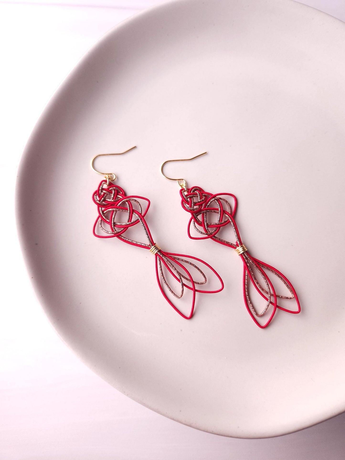 Koi Fish - Wine Red