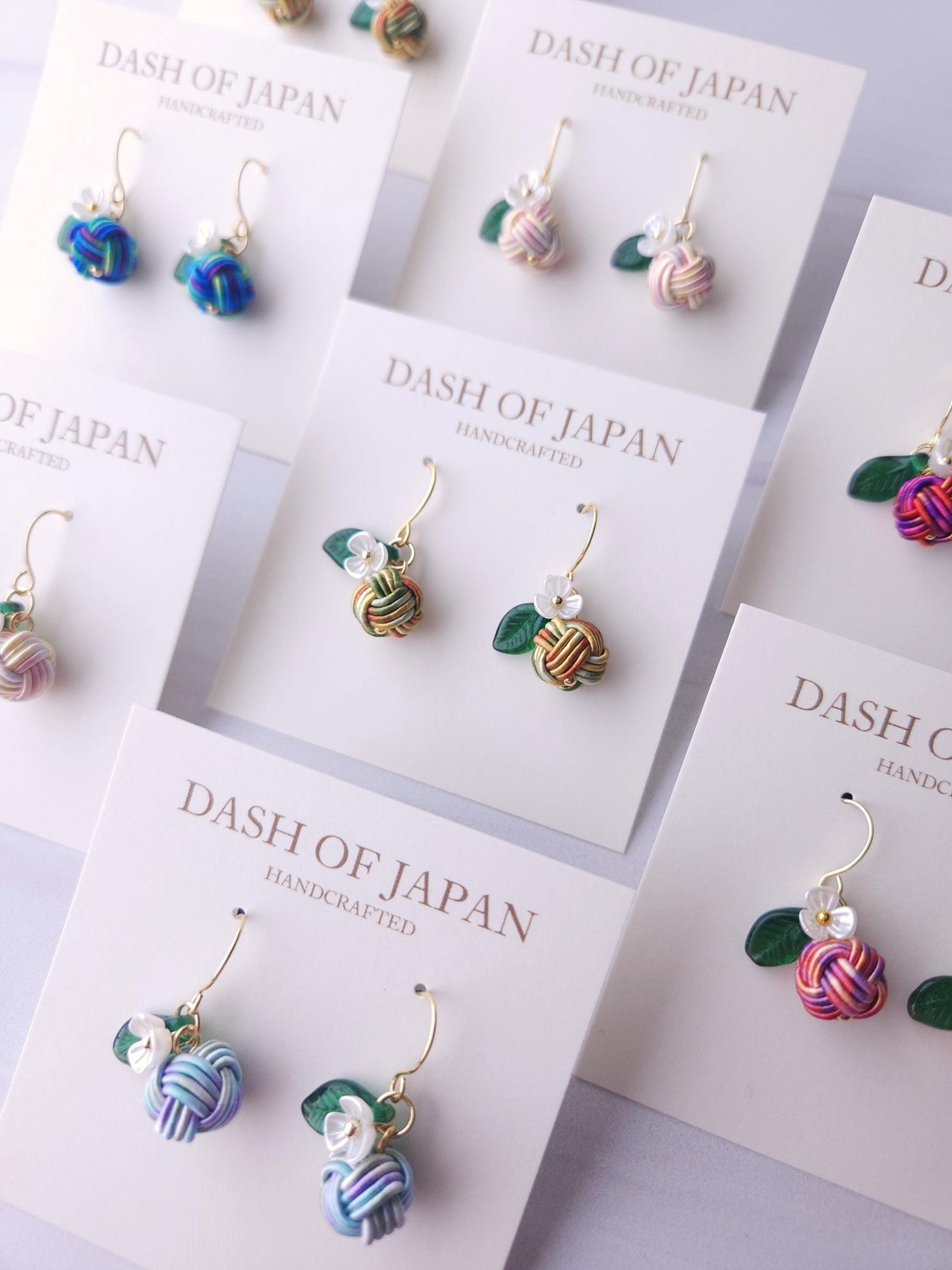 Fruits Earrings - Hydrangea Blue