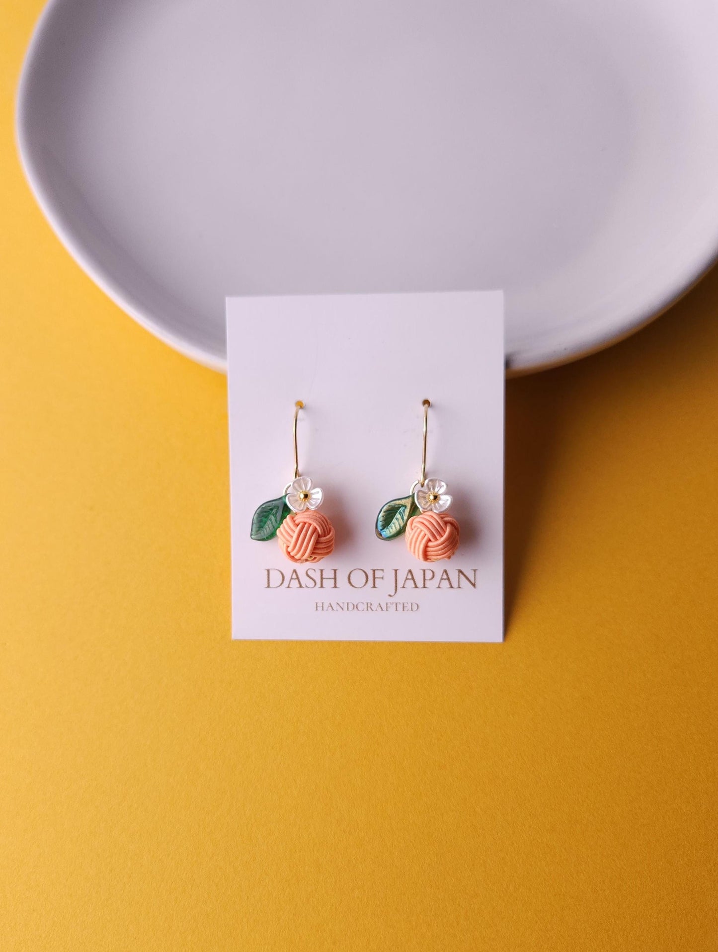 Fruits Earrings - Apricot Orange