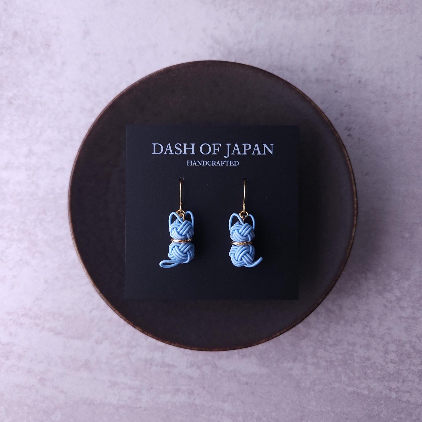 Cat Earrings - Light Blue