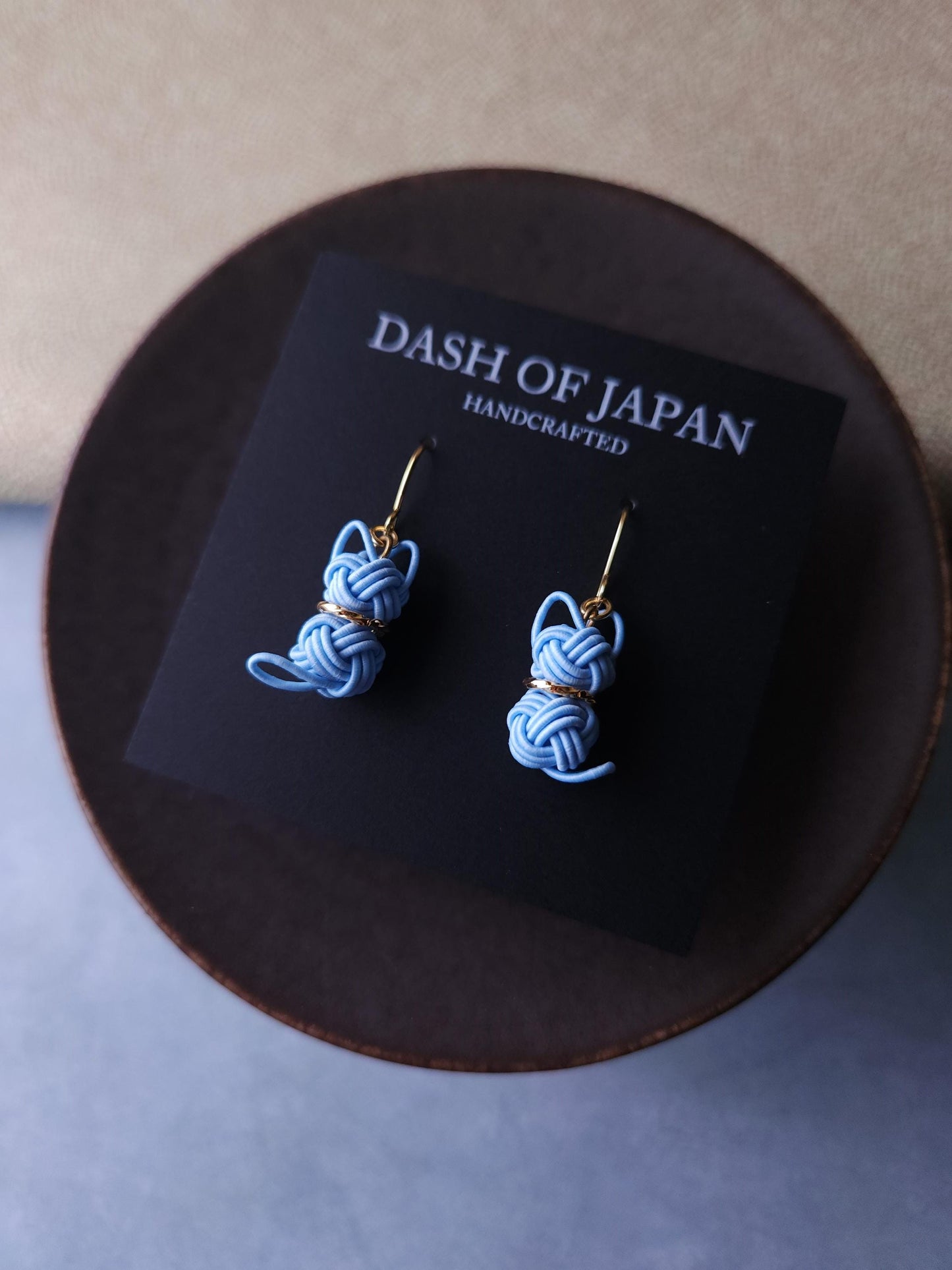 Cat Earrings - Light Blue