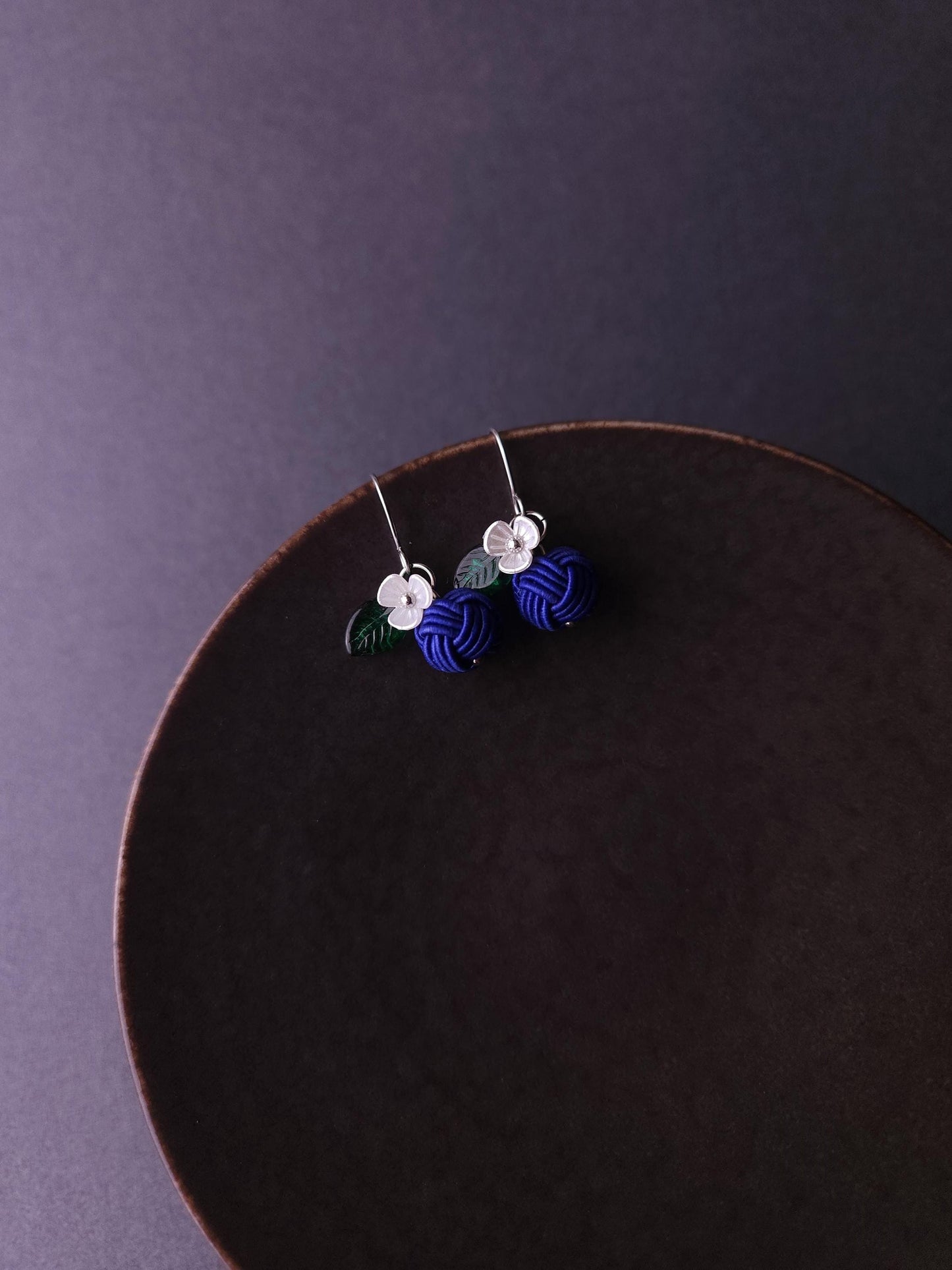 Fruits Earrings - Blueberry