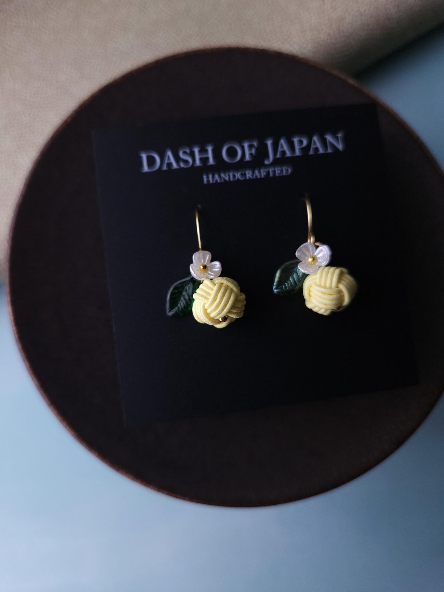 Fruit Earrings - Cream Lemon Yellow