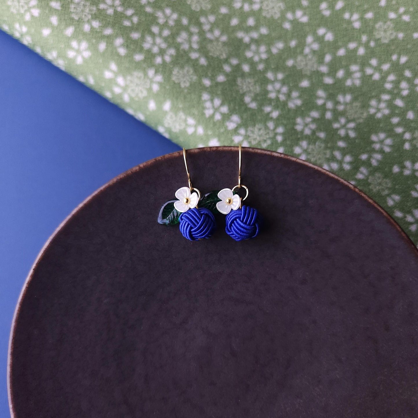 Fruits Earrings - Blueberry