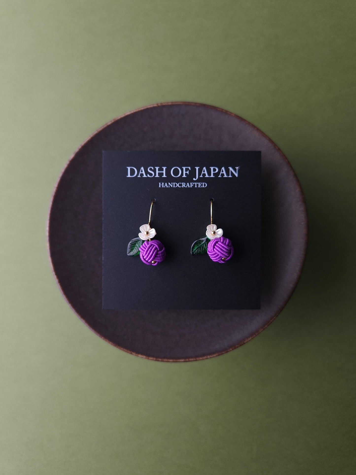 Fruits Earrings - Plum