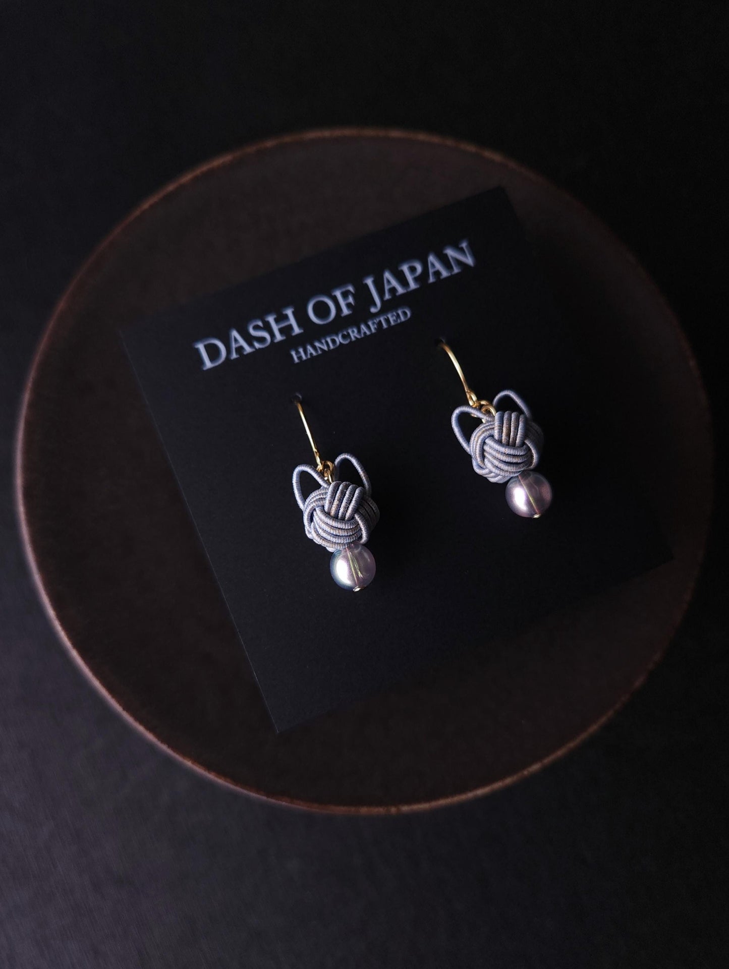 Cat Head Earrings - Gray