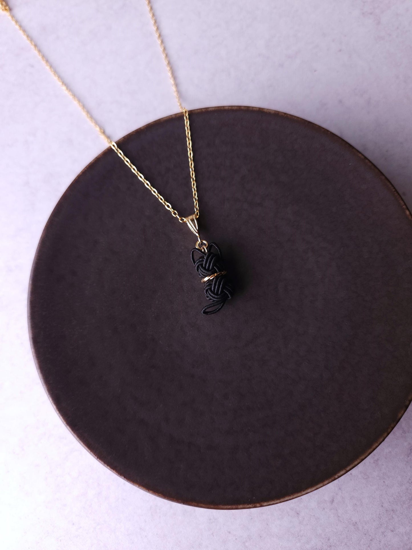 Cat Necklace - Black