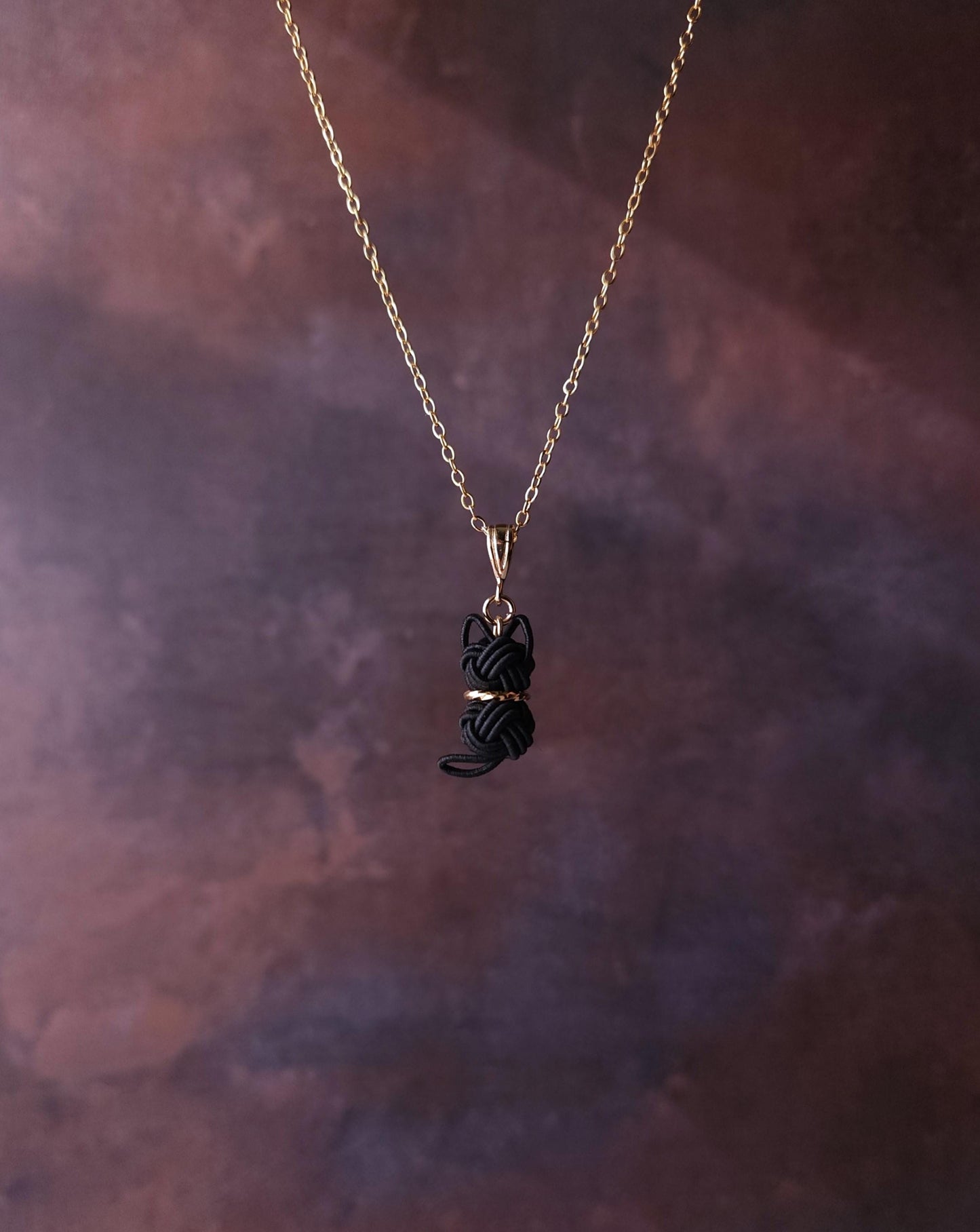 Cat Necklace - Black
