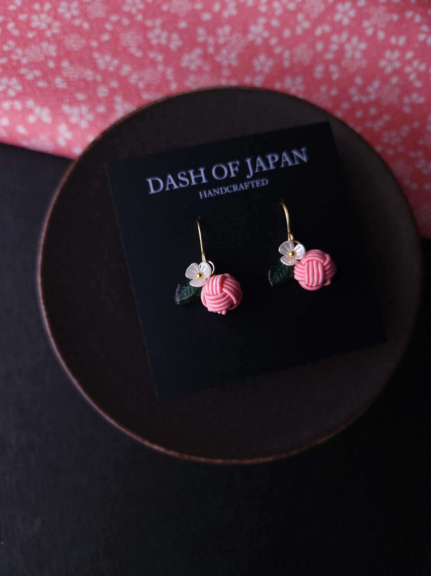 Fruits Earrings - Peach Pink