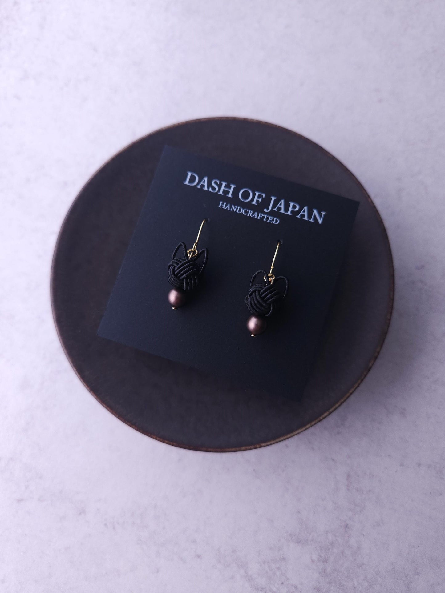 Cat Head Earrings - Black