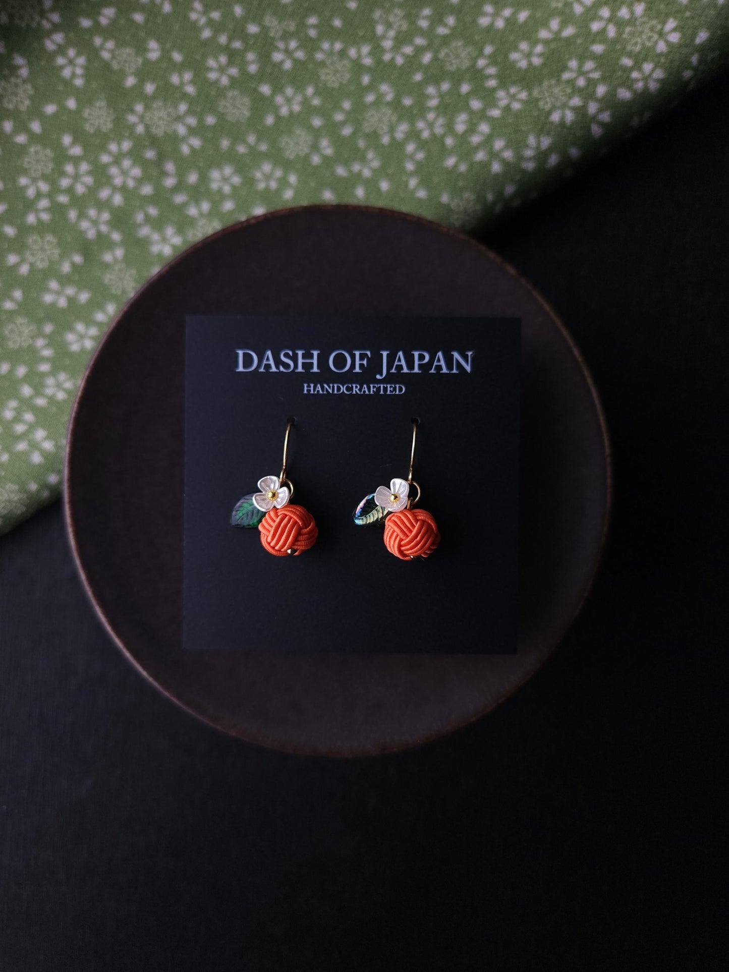 Fruit Earrings- Orange