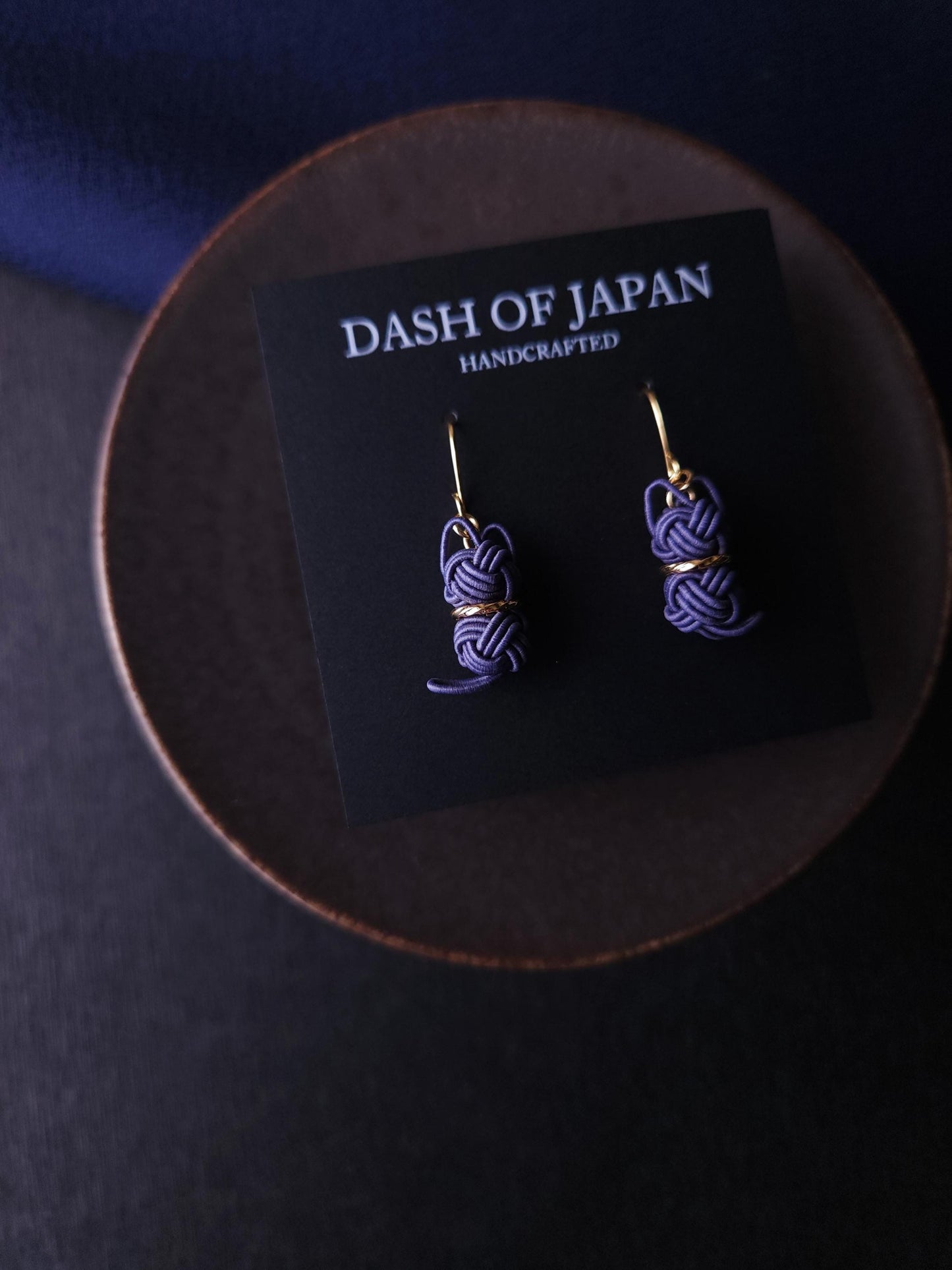 Cat Earrings - Blue Gray