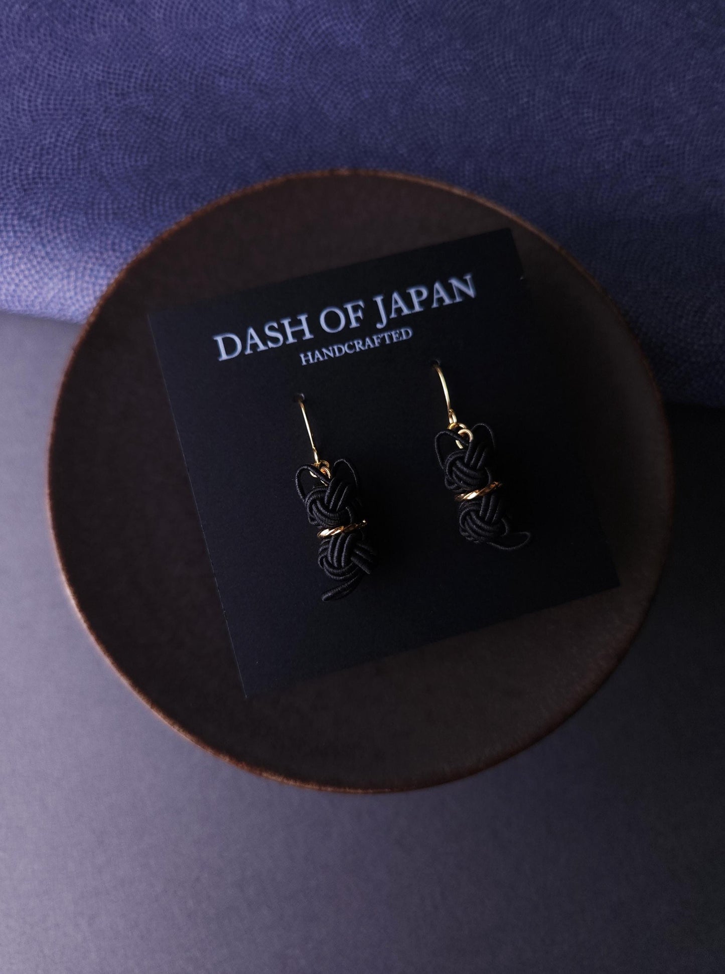Cat Earrings - Black