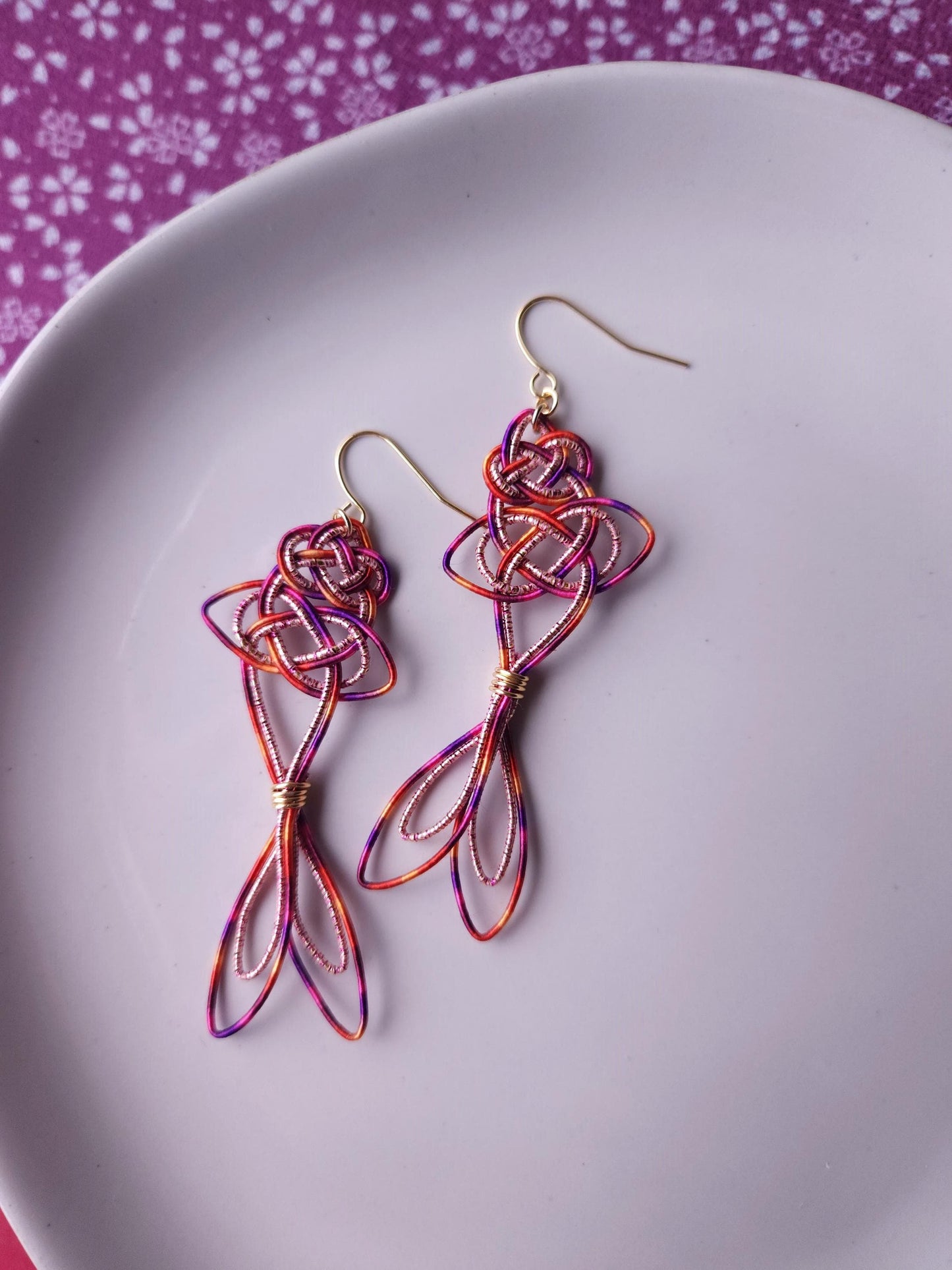 Koi Fish - Pink Purple