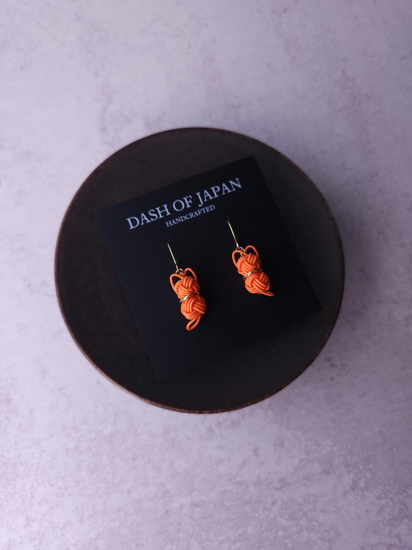 Cat Earrings - Orange