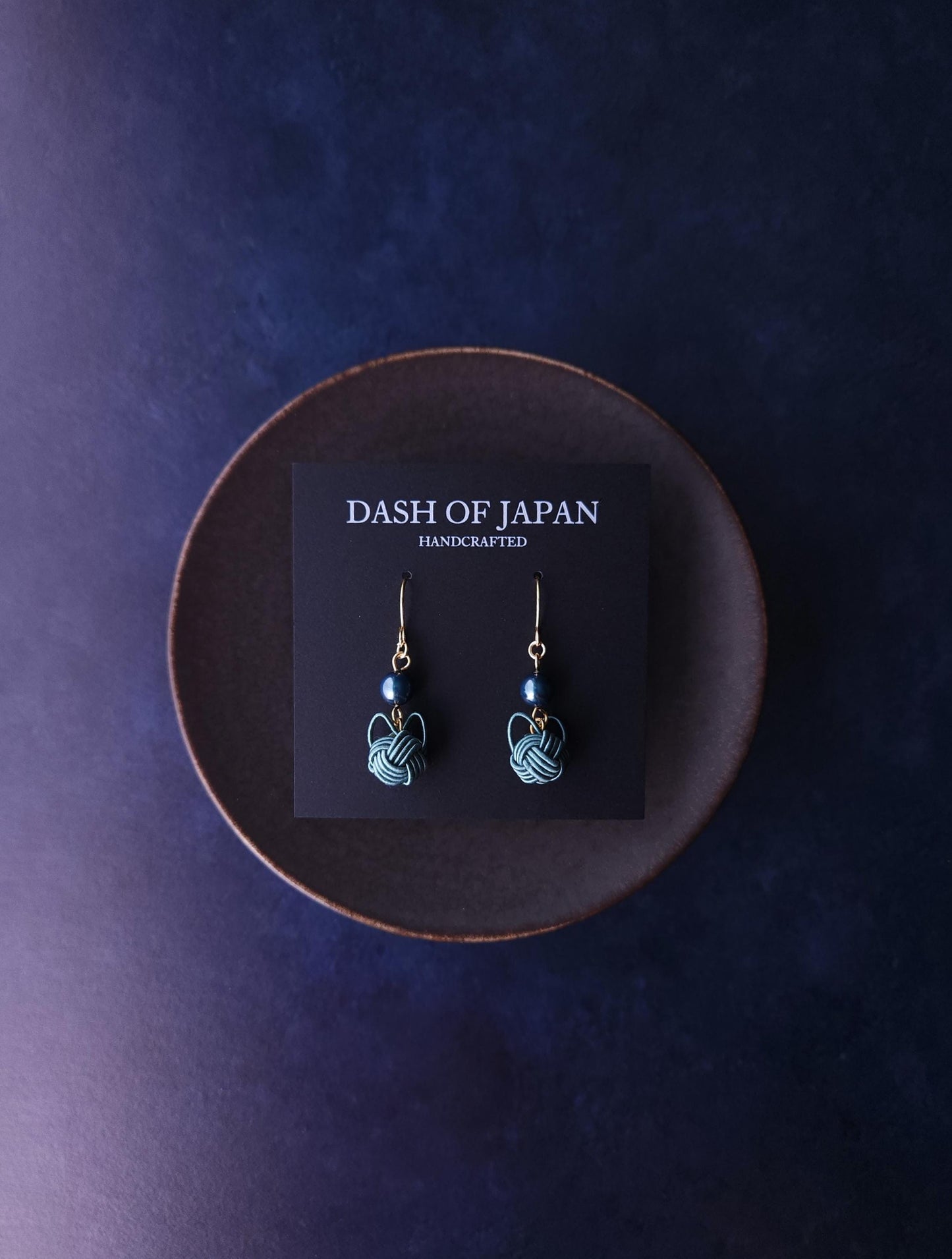 Cat Earrings-Peacock Green