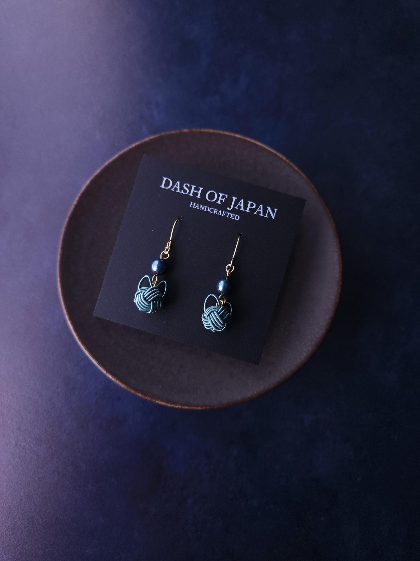 Cat Earrings-Peacock Green