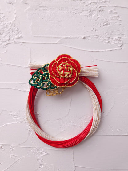 Japanese Shimenawa Wreath- Red & White