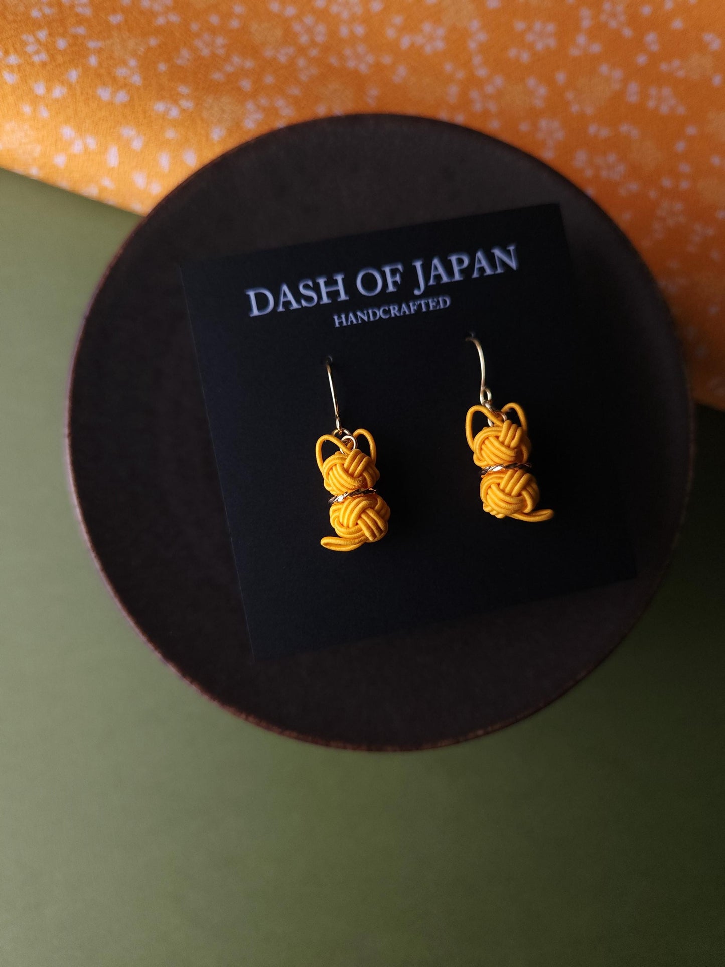 Cat Earrings  - Mimosa yellow