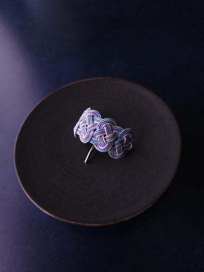 Ponytail Hook - Hydrangea Blue