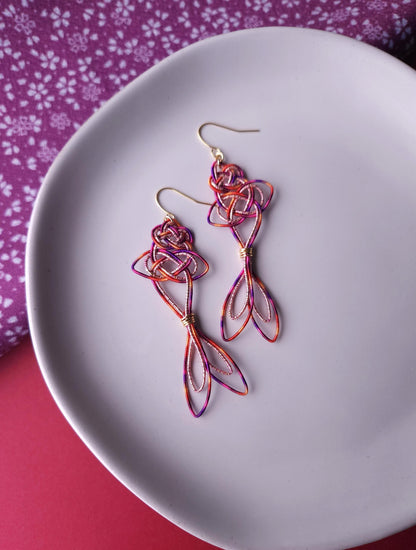 Koi Fish - Pink Purple