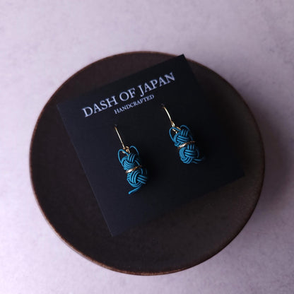 Cat Earrings  - Teal Green