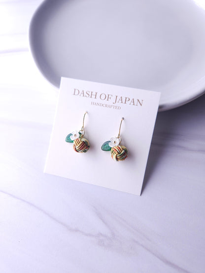Fruits Earrings -Orange & Green Mix