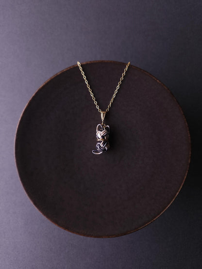 Cat Necklace - Calico Tabby