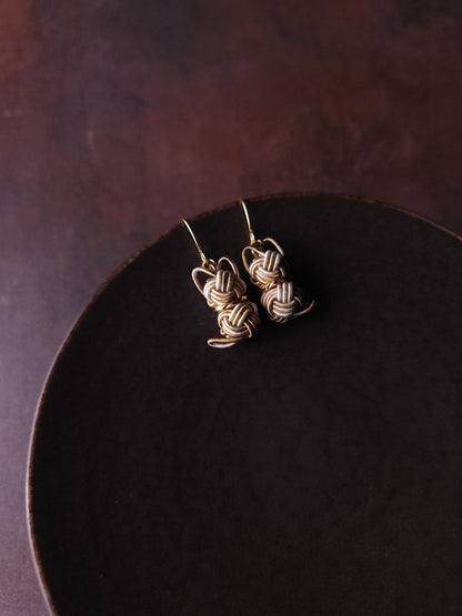 Cat Earrings  - Brown Tabby
