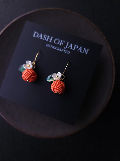Fruit Earrings- Orange
