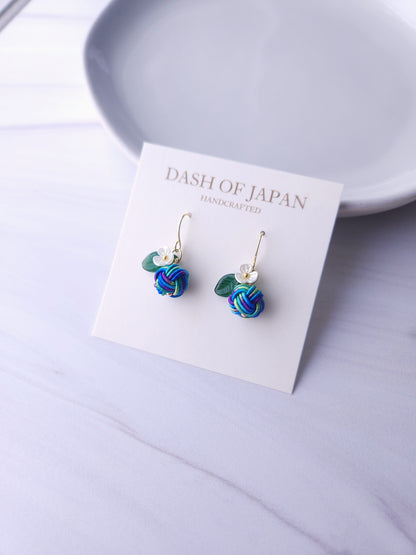 Fruits Earrings -Blue & Green Mix