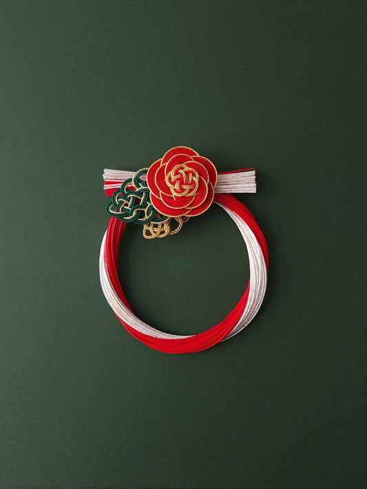Japanese Shimenawa Wreath- Red & White
