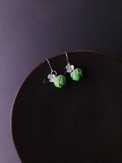 Fruit Earrings- Lime Green
