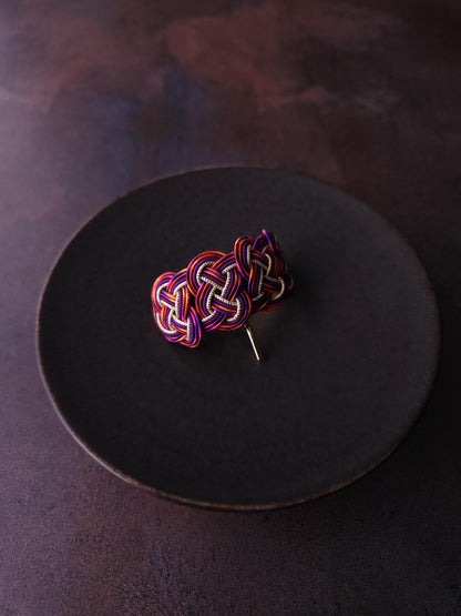 Ponytail Hook - Purple & Pink Mix