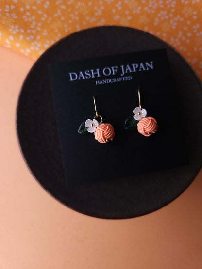 Fruits Earrings - Apricot Orange