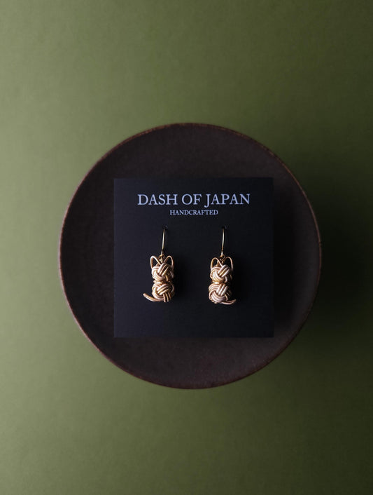 Cat Earrings  - Brown Tabby