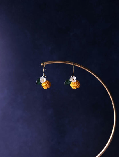 Fruits Earrings  - Yuzu