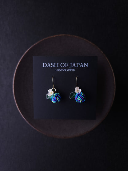 Fruits Earrings -Blue & Green Mix