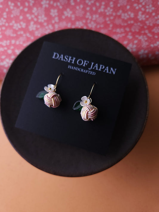 Fruits Earrings -Sakura Pink