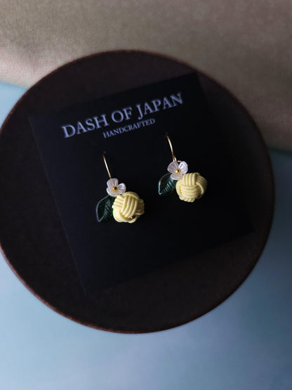 Fruit Earrings  - Cream Lemon Yellow