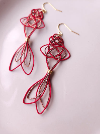 Koi Fish - Wine Red
